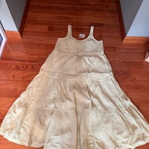 American Eagle Outfitters Light Green Maxi Dress Size Large